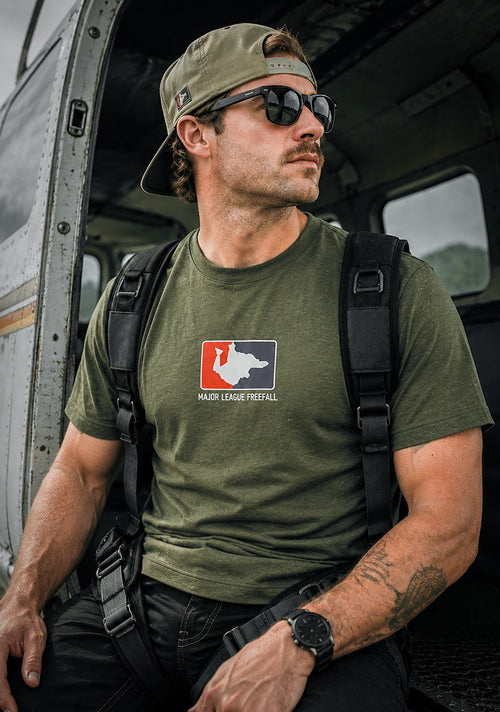 MLF OG Drop Zone Tee - Military Green